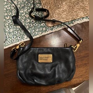 Small black leather Marc Jacobs leather purse